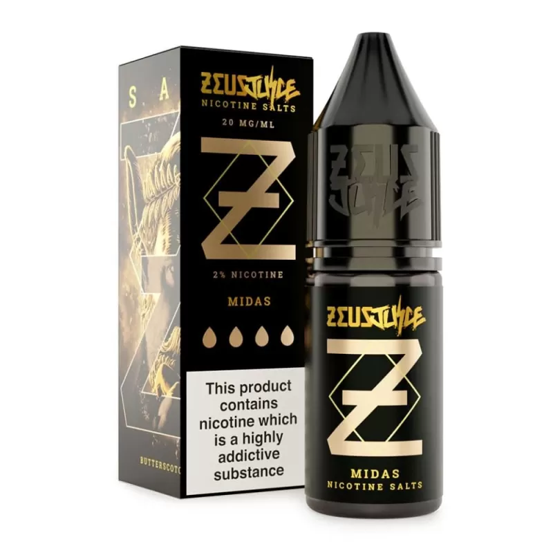 Midas Nic Salt E-Liquid by Zeus Juice (10ml) - 20mg