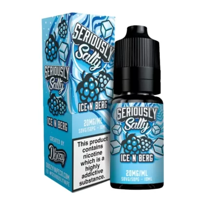 Ice N Berg Nic Salt E-Liquid Seriously Salty Series by Doozy Vape Co (10ml) - 10mg