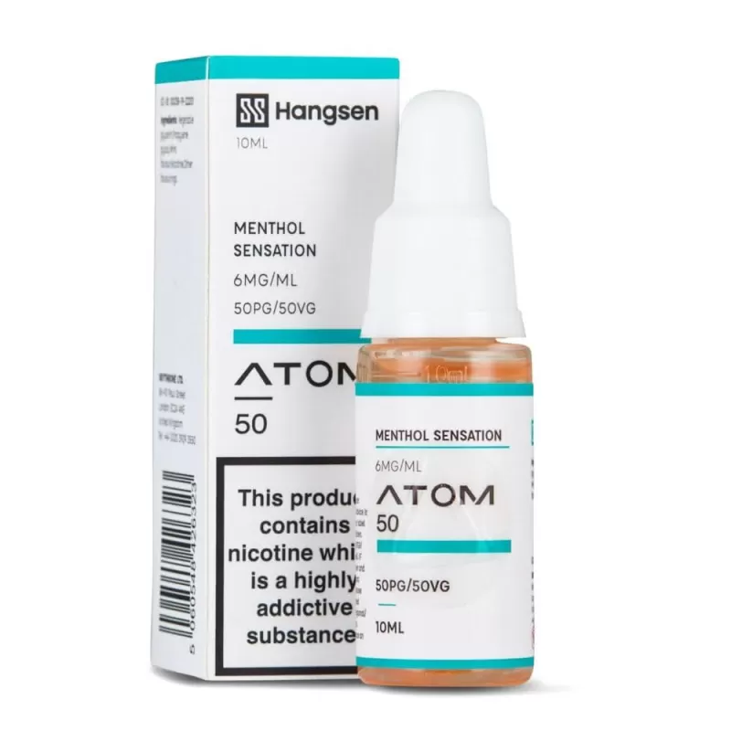 Menthol Sensation E-Liquid Atom 50 Series by Hangsen (10ml) - 18mg