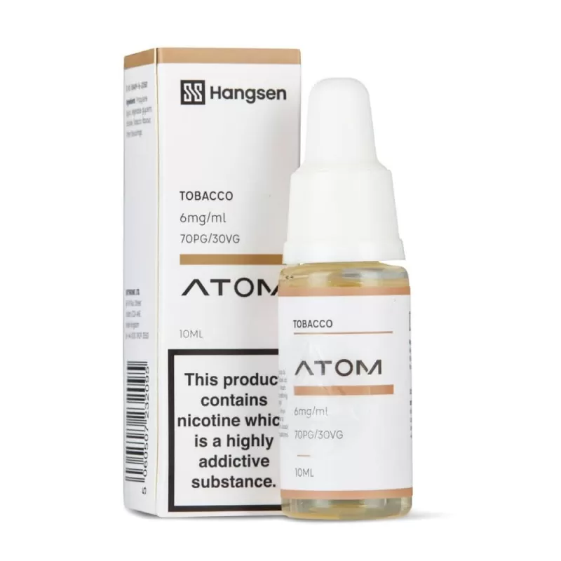 Tobacco E-Liquid Atom Series by Hangsen (10ml) - 0mg