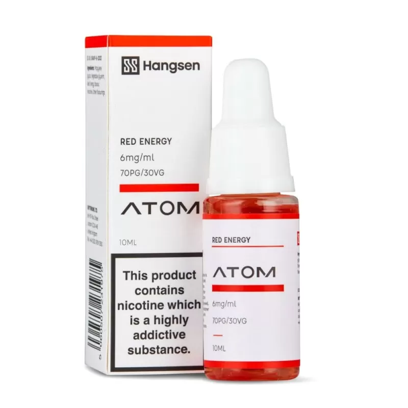 Red Energy E-Liquid Atom Series by Hangsen (10ml) - 12mg