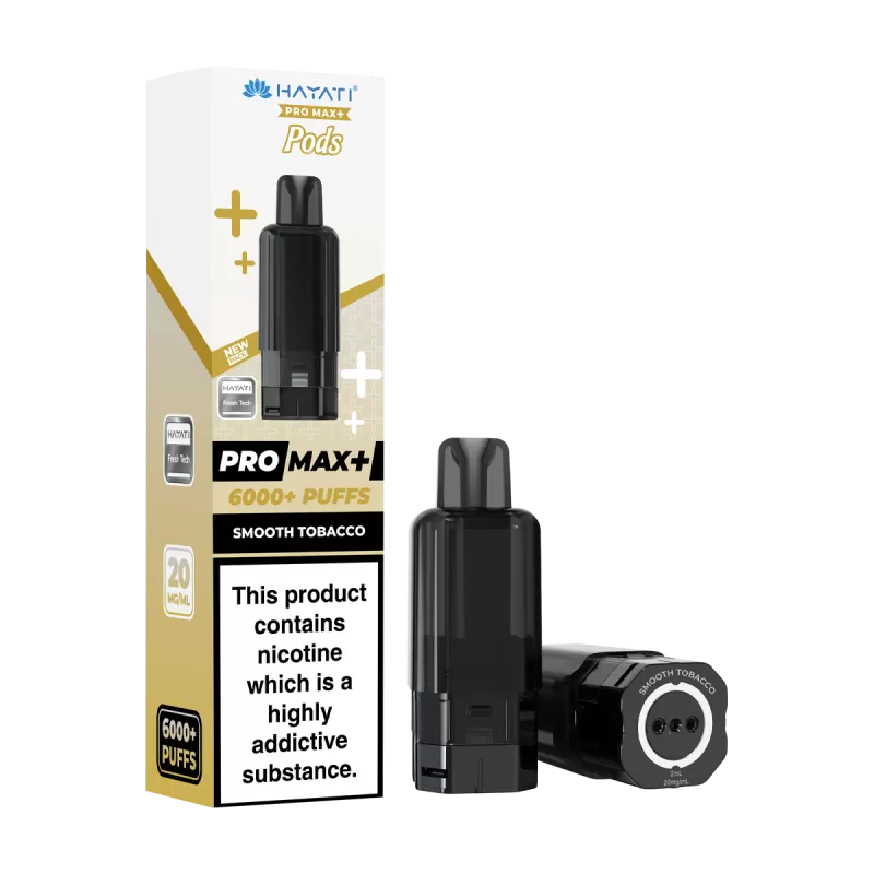 Smooth Tobacco Hayati Pro Max+ Refill Pack - 20mg