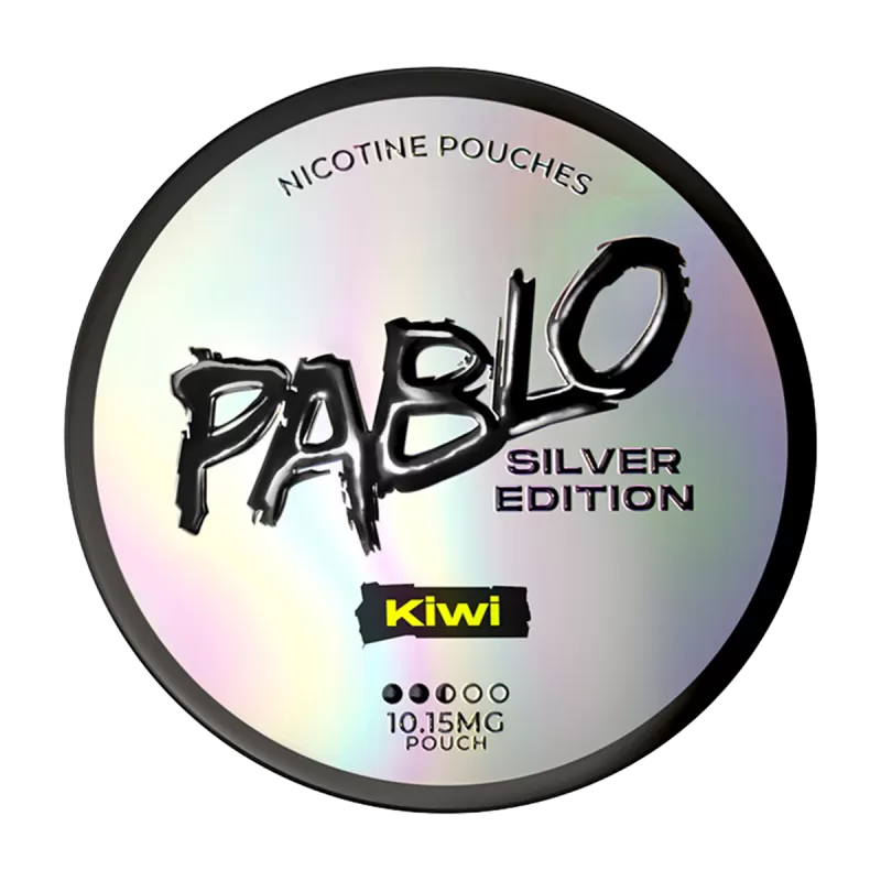 Kiwi Pablo Silver Edition Nicotine Pouches - 10mg