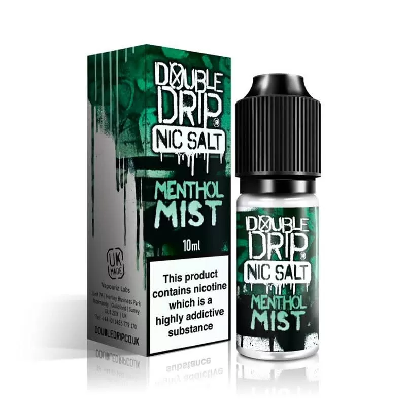 Menthol Mist Nic Salt by Double Drip 10ml - 20mg (Discontinued)