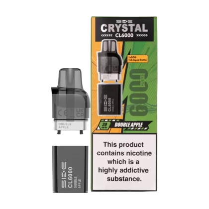 Double Apple SKE Crystal CL6000 Pods - 20mg