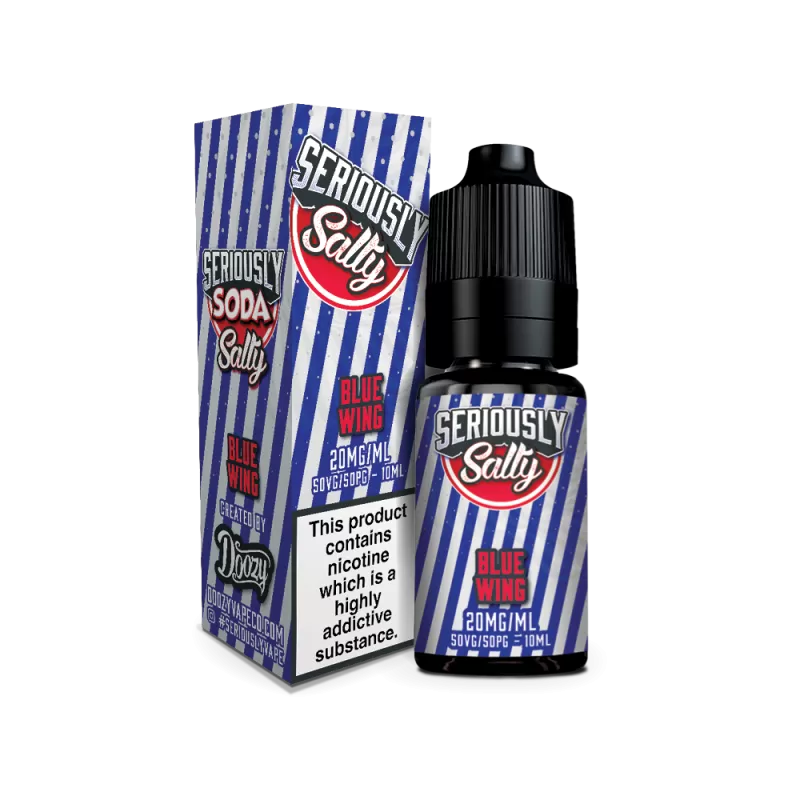 Blue Wing Nic Salt by Seriously Soda Salts 10ml - 20mg