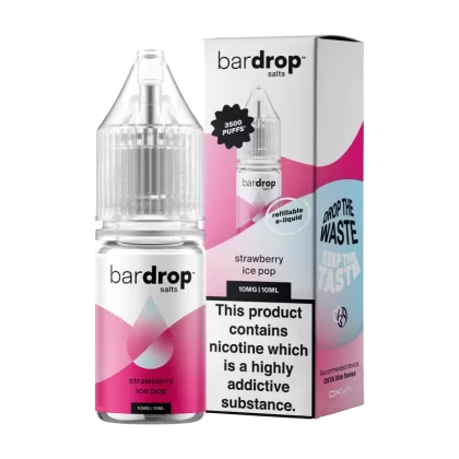 Strawberry Ice Pop Nic Salt by Bar Drop - 20mg