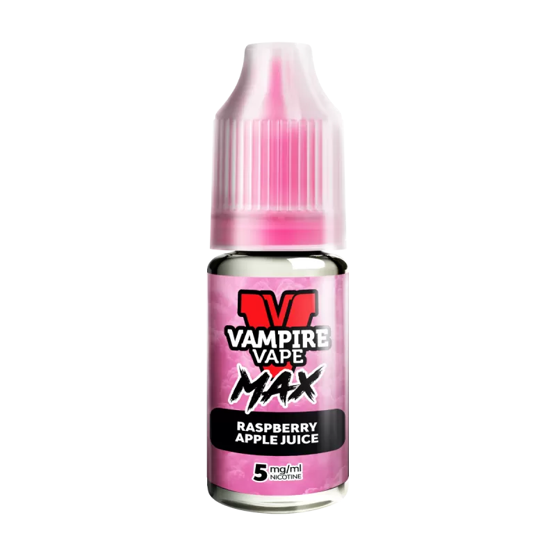 Raspberry Apple Juice Vampire Vape Max Nic Salt - 5mg - Image 3