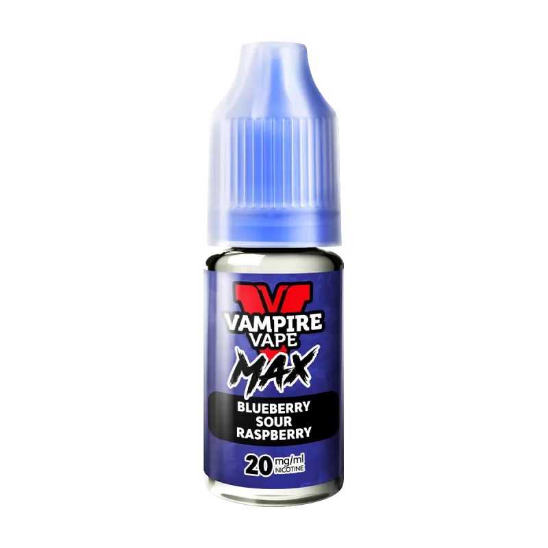 Blueberry Sour Raspberry Vampire Vape Max Nic Salt - 10mg