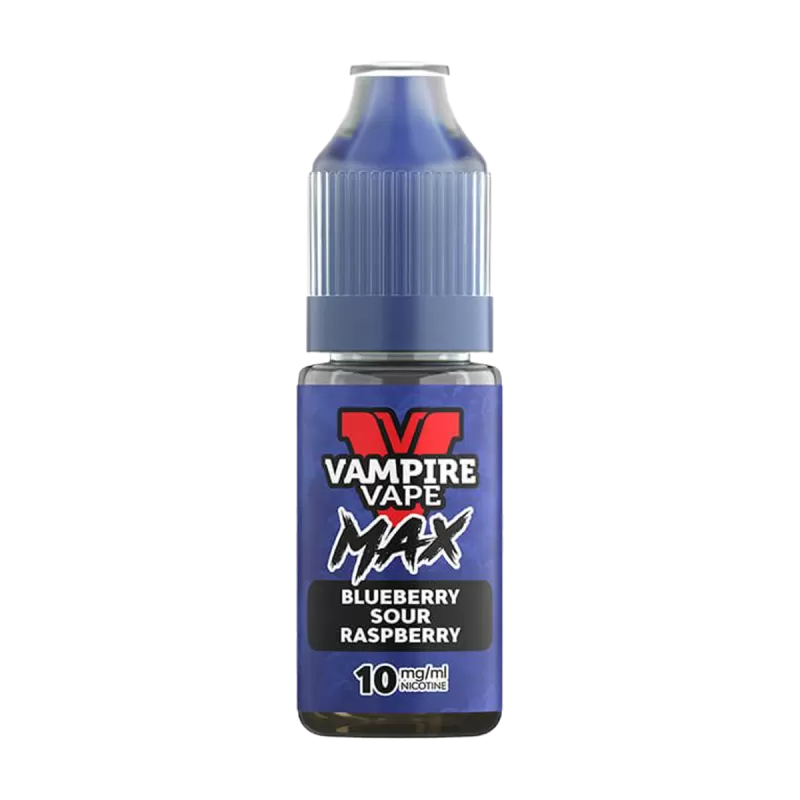 Blueberry Sour Raspberry Vampire Vape Max Nic Salt - 10mg - Image 2