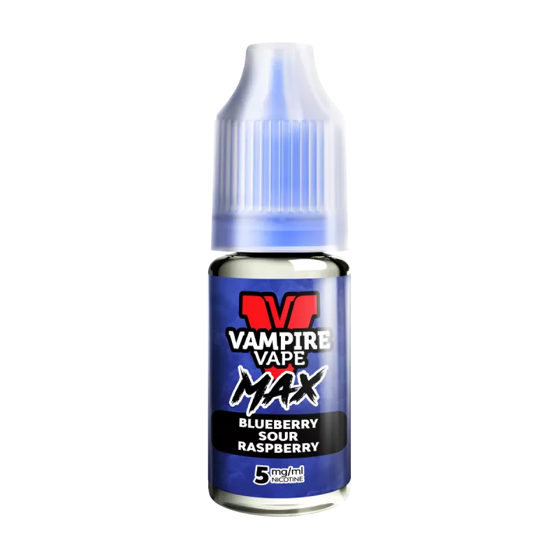 Blueberry Sour Raspberry Vampire Vape Max Nic Salt - 10mg - Image 3