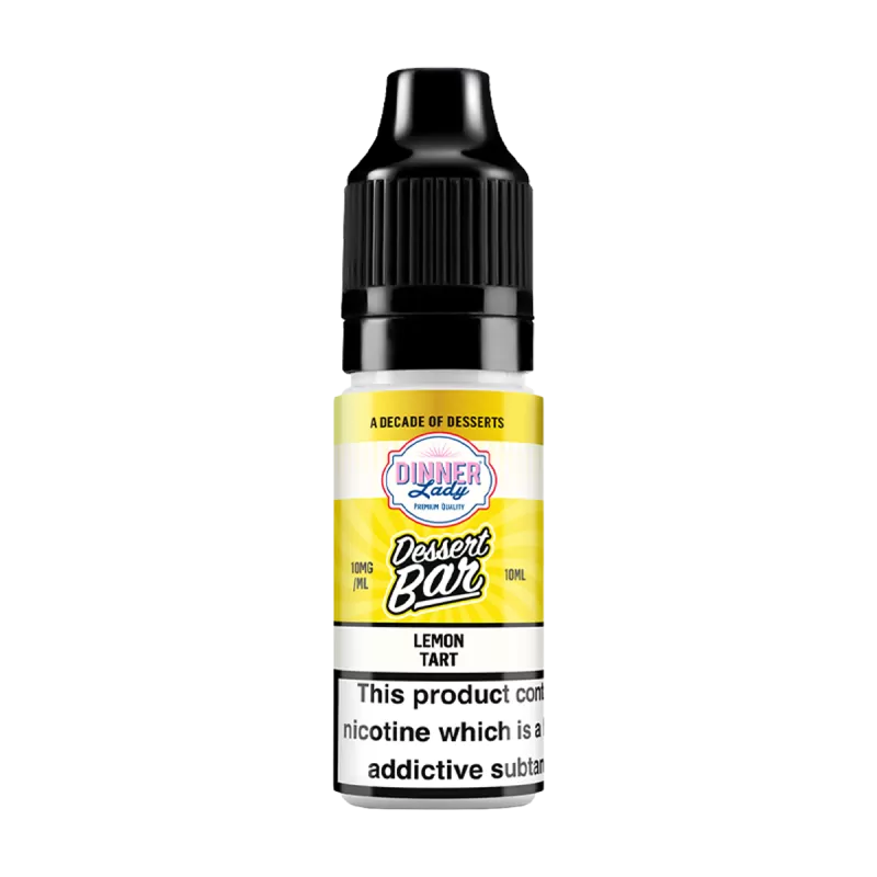 Lemon Tart Nic Salt by Dinner Lady Dessert Bar Range - 10mg (Discontinued)
