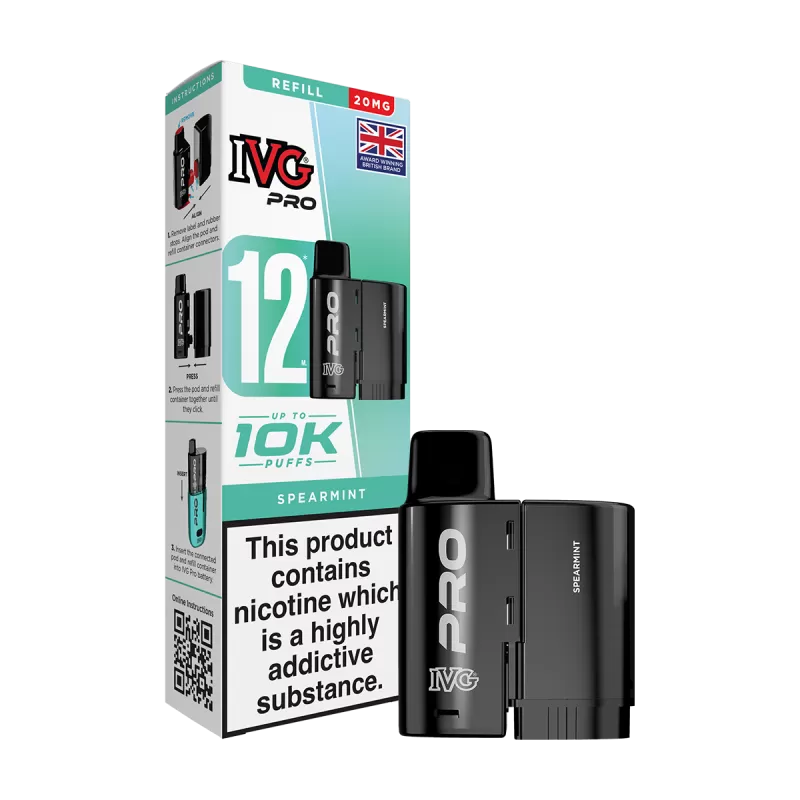 Spearmint IVG Pro 12 Refill Pack - 20mg