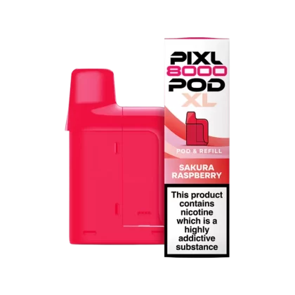 Sakura Raspberry Pixl 8000 Refill Pack - 20mg
