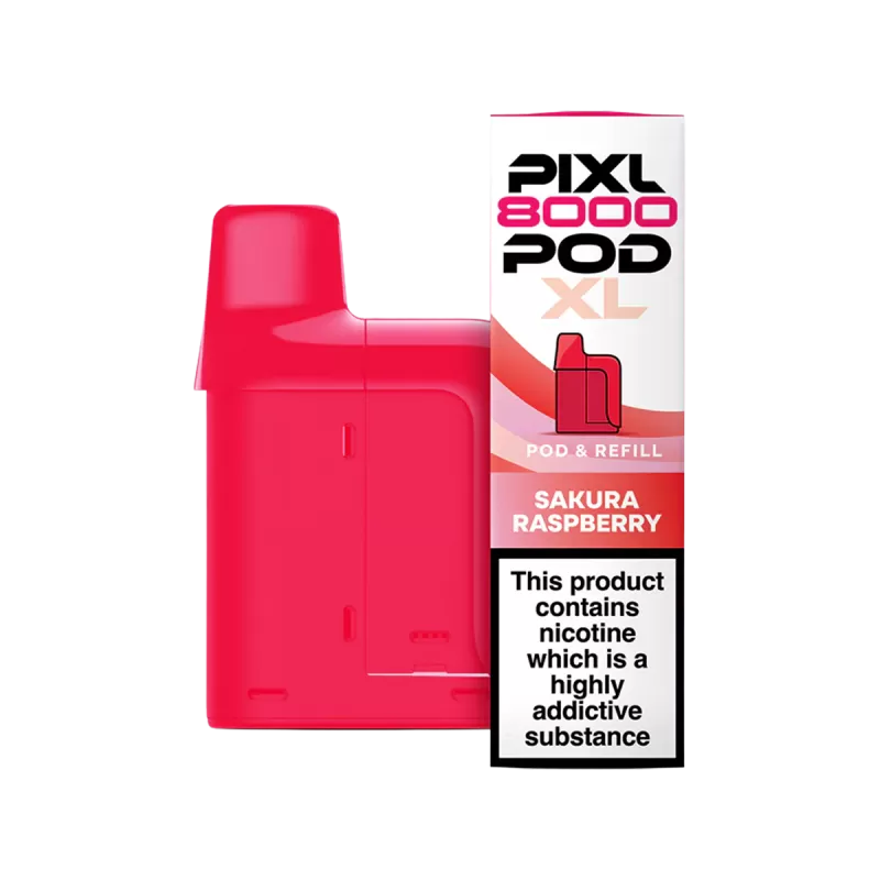 Sakura Raspberry Pixl 8000 Refill Pack - 20mg
