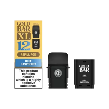 Blue Raspberry Gold Bar XL Refill Pack - 20mg