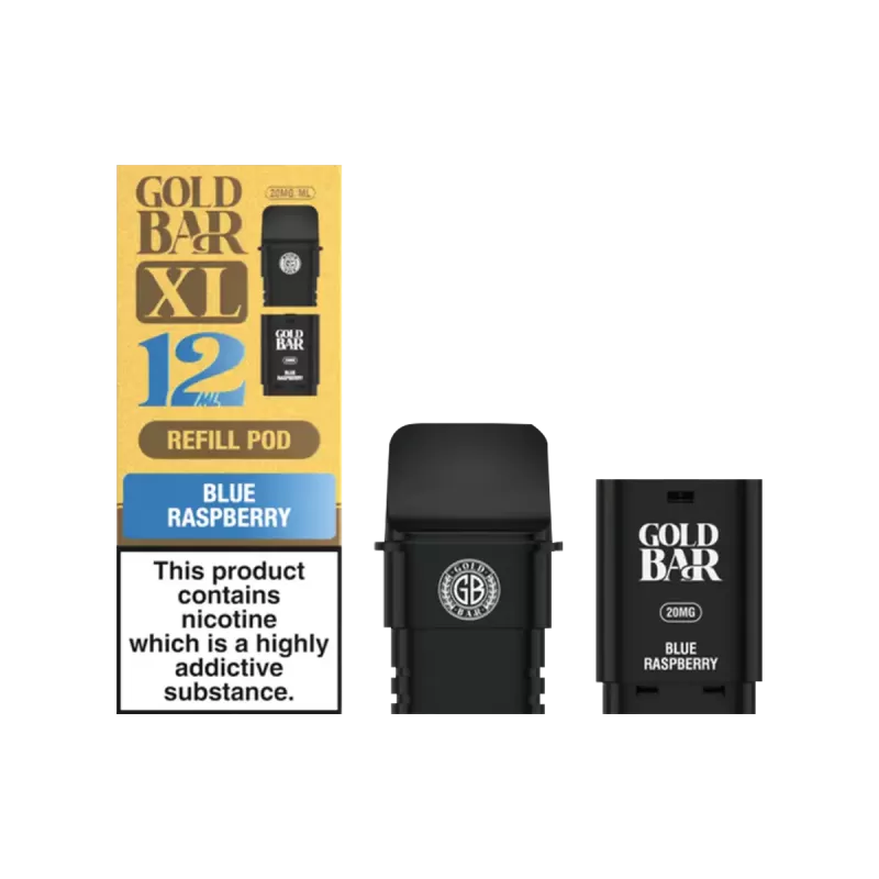 Blue Raspberry Gold Bar XL Refill Pack - 20mg