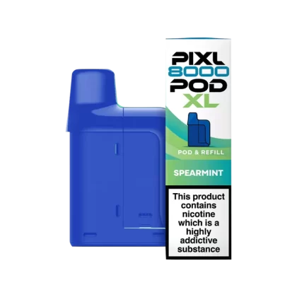 Spearmint Pixl 8000 Refill Pack - 20 mg