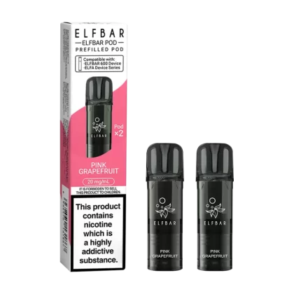 Pink Grapefruit Elfbar 600 Pods - 20mg