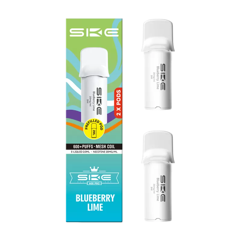 Blueberry Lime SKE 600 Pro Pods - 20mg