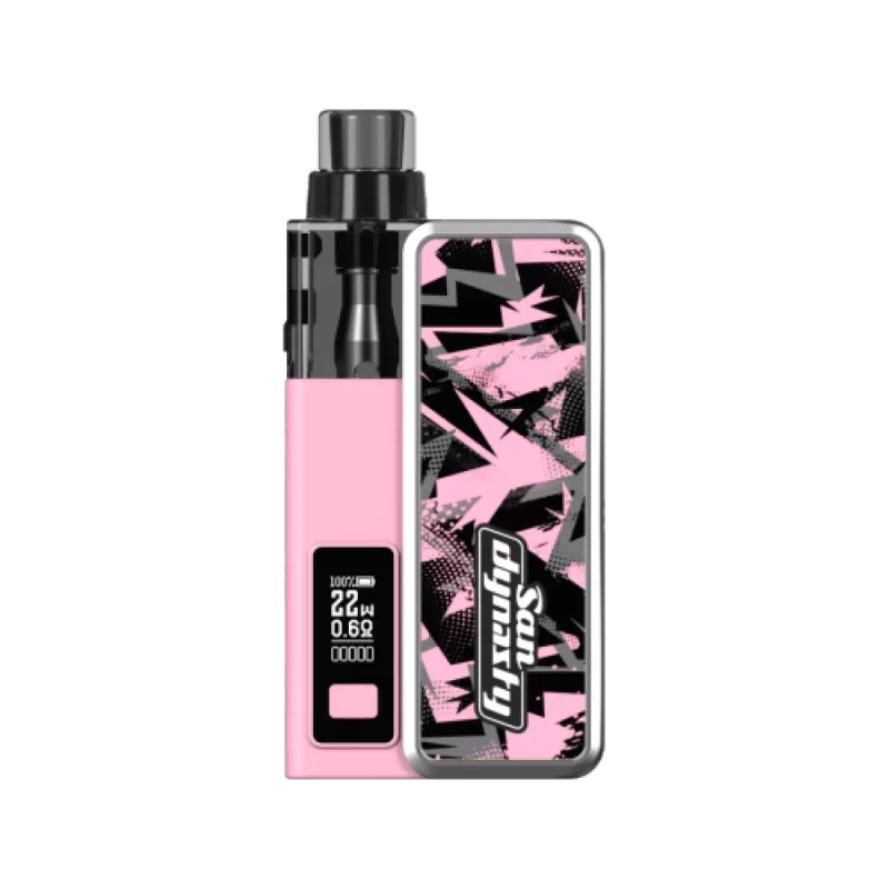 San Dynasty Pod Kit By Orca Vape X Gerobak - Baby Pink - Image 2