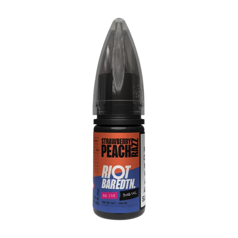 Strawberry Peach Razz Riot Bar EDTN Nic Salt 10ml - 5mg (Discontinued) - Image 3