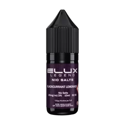 Blackcurrant Lemonade Nic Salt by Elux 10ml - 10mg