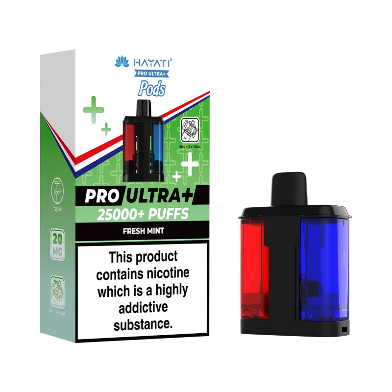 Fresh Mint Hayati Pro Ultra Plus Refill Pack - 20mg