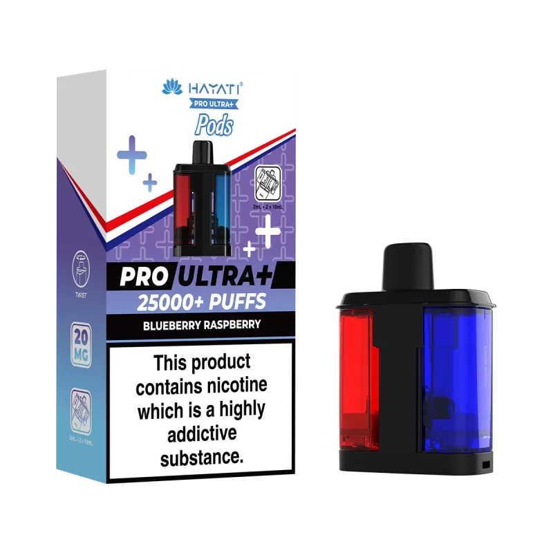 Blueberry Raspberry Hayati Pro Ultra Plus Refill Pack - 10mg