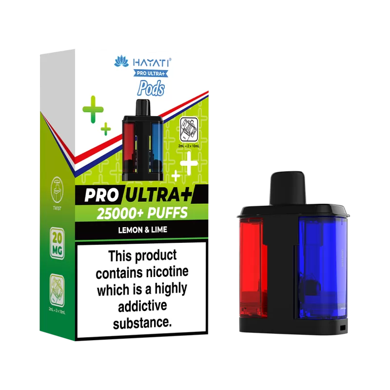 Lemon & Lime Hayati Pro Ultra Plus Refill Pack - 20mg