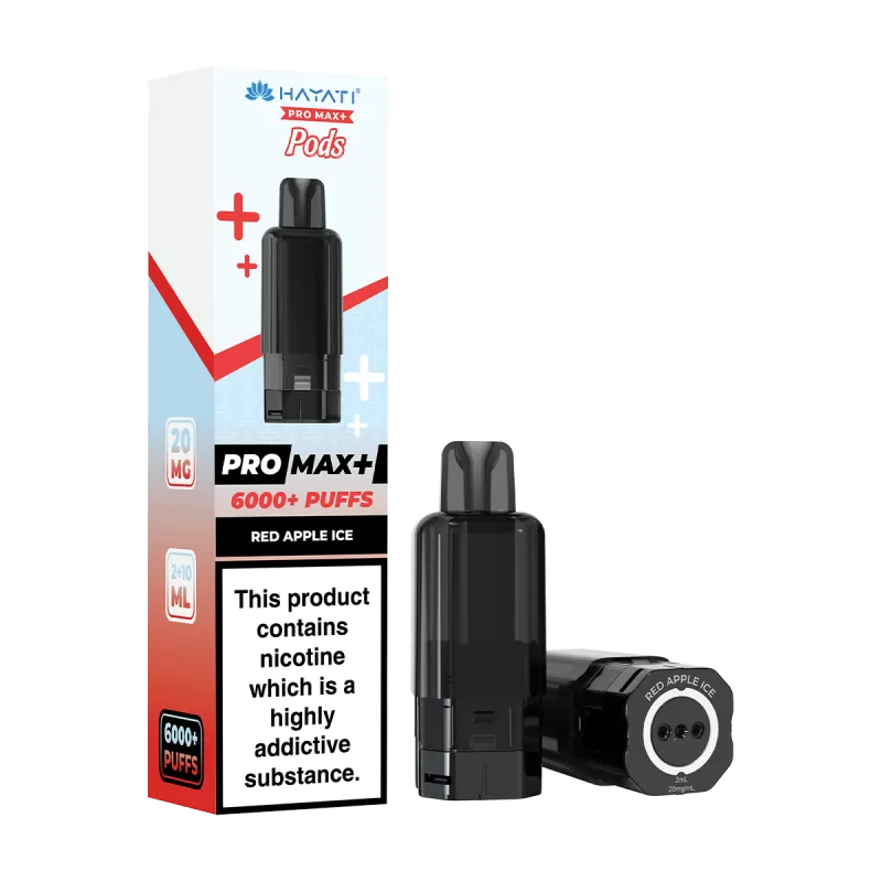 Red Apple Ice Hayati Pro Max+ Refill Pack - 20mg