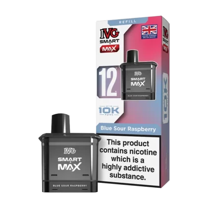 Blue Sour Raspberry IVG Smart Max Refill Pack - 10mg