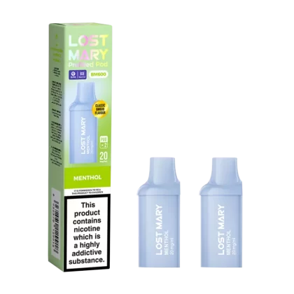 Menthol Lost Mary BM600 Pods - 20mg