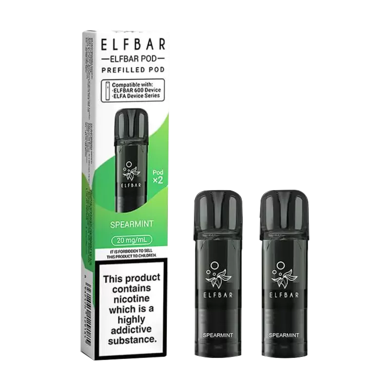Spearmint Elfbar 600 Pods - 20mg