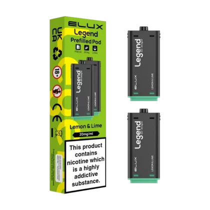 Lemon & Lime Elux Legend 1500 Pods - 20mg
