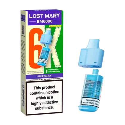 Blueberry Lost Mary BM6000 Refill Pack - 10mg