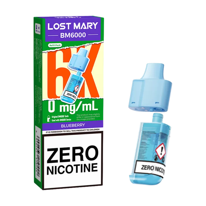 Blueberry Lost Mary BM6000 Refill Pack - 10mg - Image 3