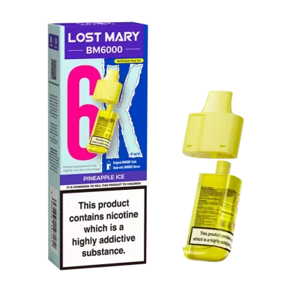 Pineapple Ice Lost Mary BM6000 Refill Pack - 20mg