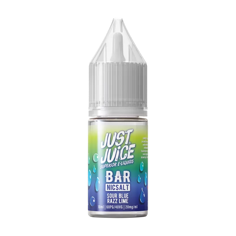 Sour Blue Razz Lime Nic Salt by Just Juice Bar - 10mg - Image 3