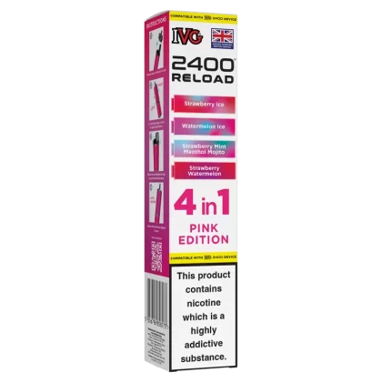 Pink Edition IVG 2400 Refill Pods - 20mg