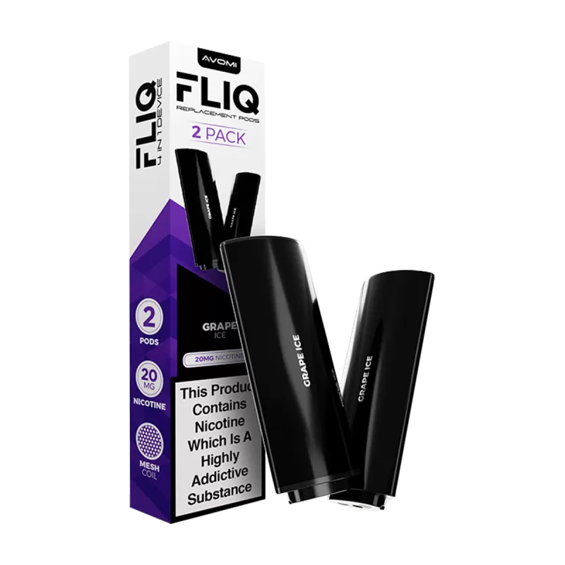 Grape Ice Avomi Fliq 4in1 Pods - 20mg