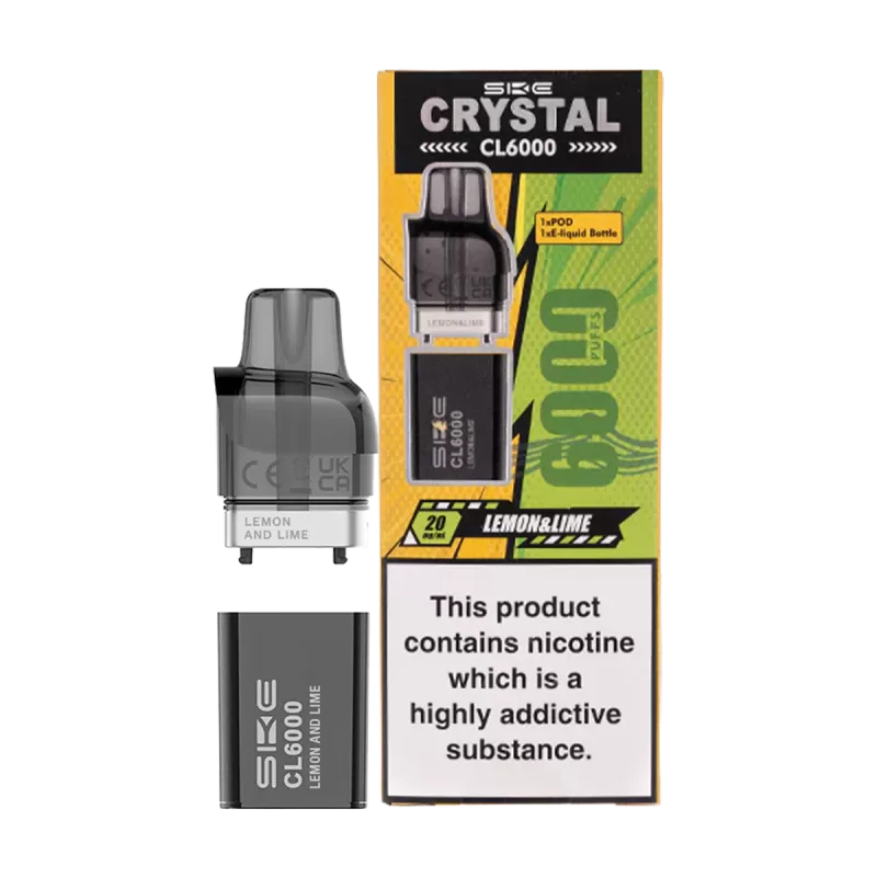 Lemon and Lime SKE Crystal CL6000 Pods - 20mg