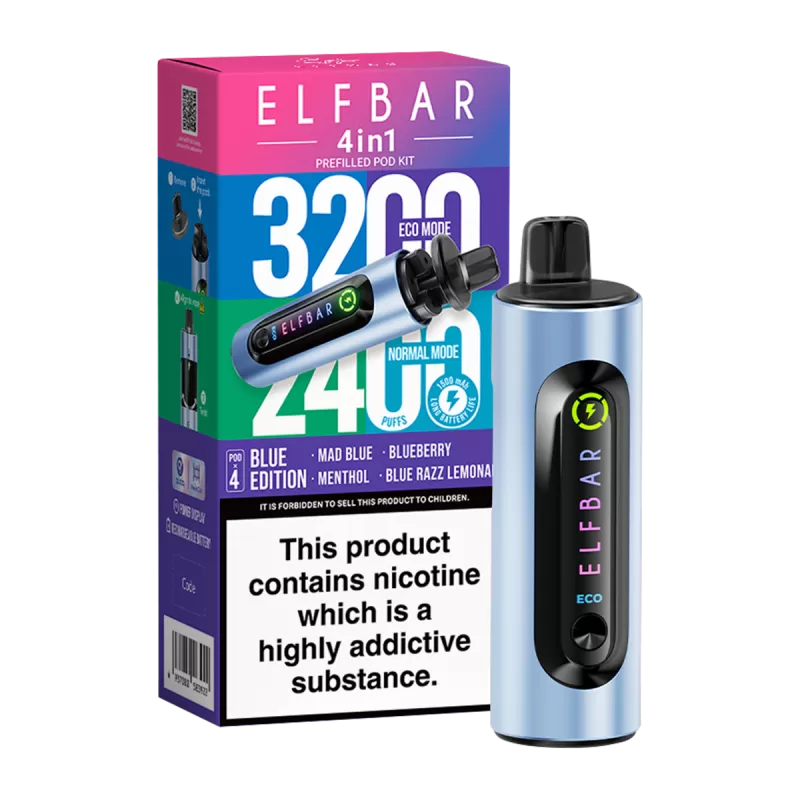 Elfbar 4in1 Vape Kit - Ice Drinks Edition - Image 2