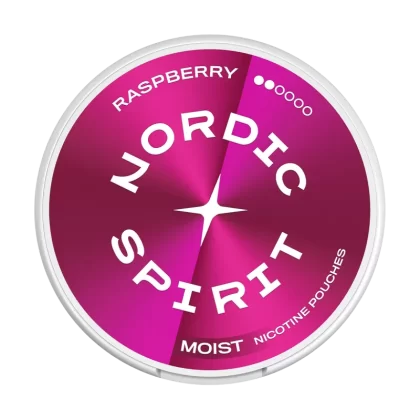 Raspberry Nordic Spirit Nicotine Pouches - 6mg