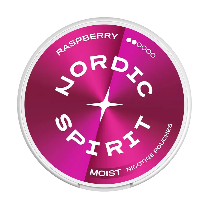 Raspberry Nordic Spirit Nicotine Pouches - 6mg