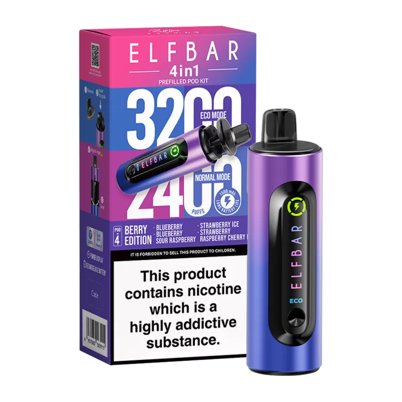 Elfbar 4in1 Vape Kit - Blueberry Edition
