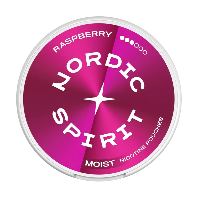 Raspberry Nordic Spirit Nicotine Pouches - 6mg - Image 2