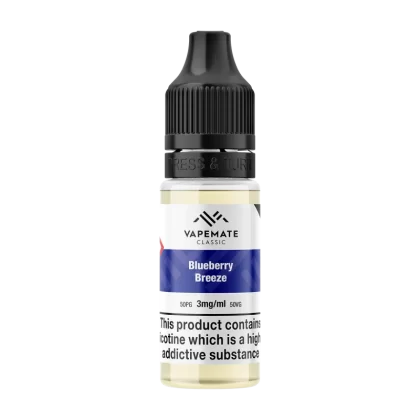 Vapemate Classic Blueberry Breeze 10ml - 12mg
