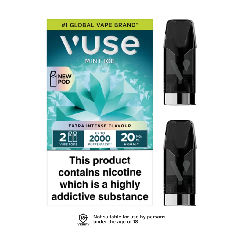 Mint Ice Vuse Pro Pods - 20mg