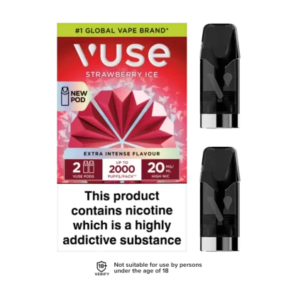 Strawberry Ice Vuse Pro Pods - 10mg